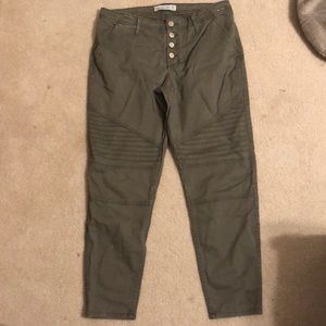 Abercrombie and Fitch jeans.